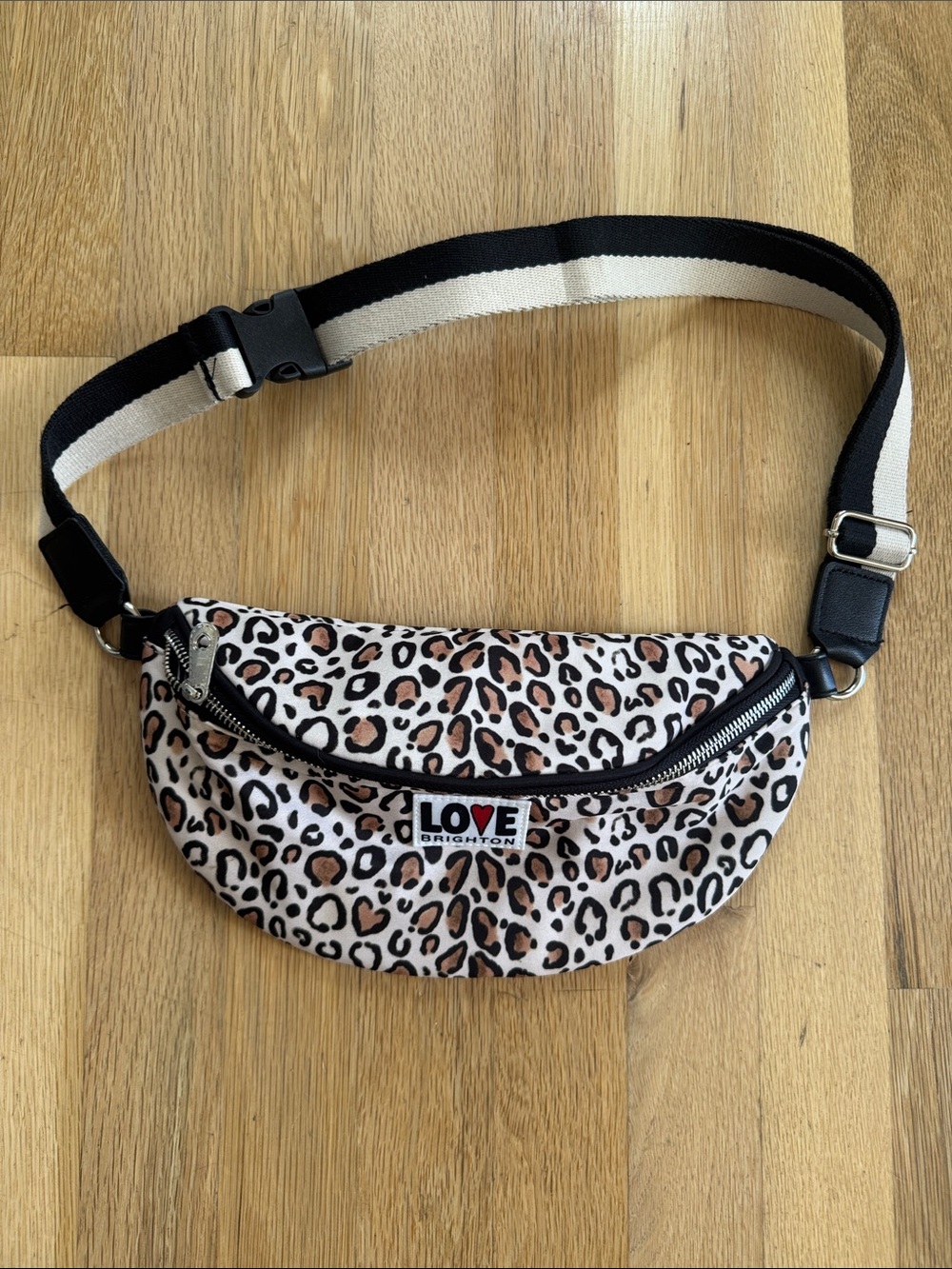 Love Brighton Wild Cat Belt Bag Fanny Pack Purse Leopard Print Fanny